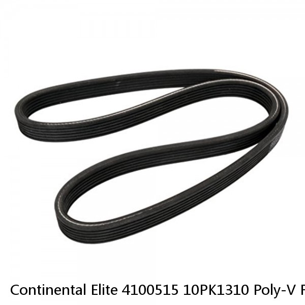Continental Elite 4100515 10PK1310 Poly-V Fan Belt with Quiet Channel Technology