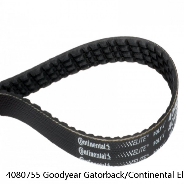 4080755 Goodyear Gatorback/Continental Elite Poly-V Serpentine Belt